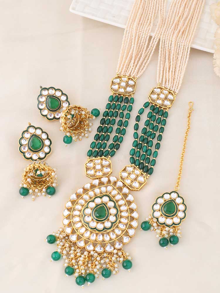 Emerald Sushila Jewellery Set