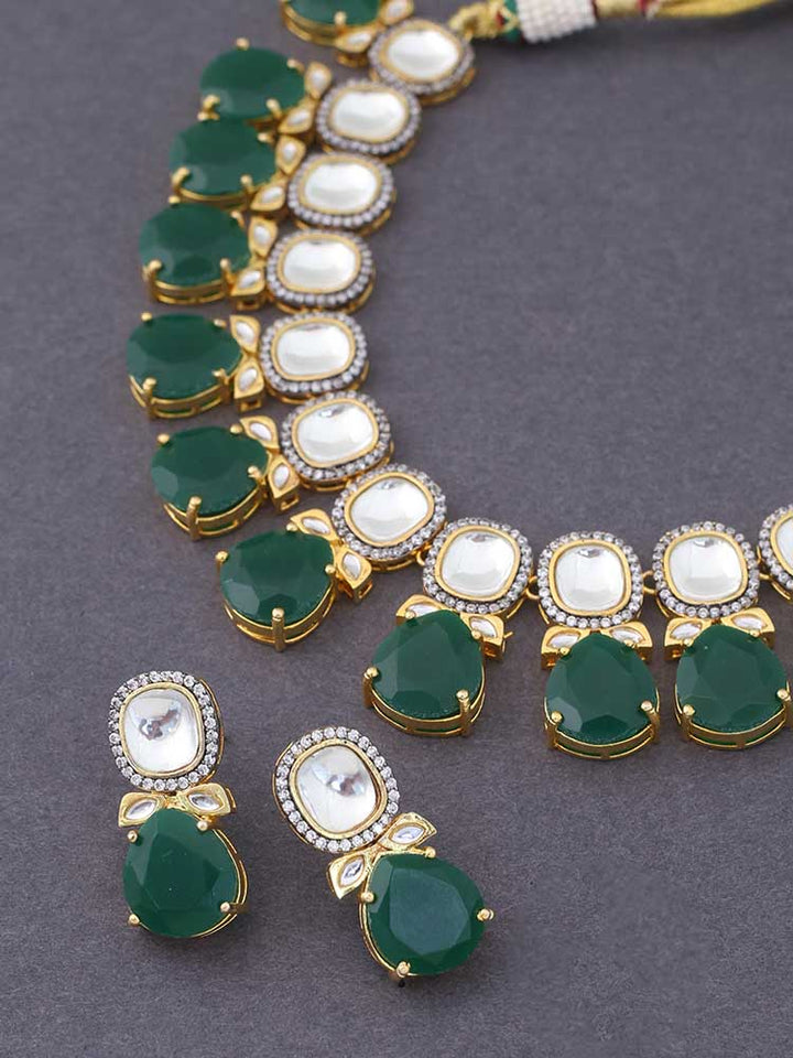 Emerald Tharcika Jewellery Set