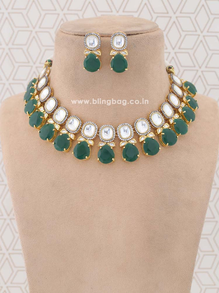 Emerald Tharcika Jewellery Set