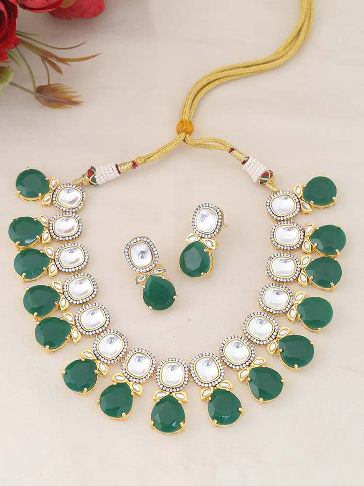Emerald Tharcika Jewellery Set