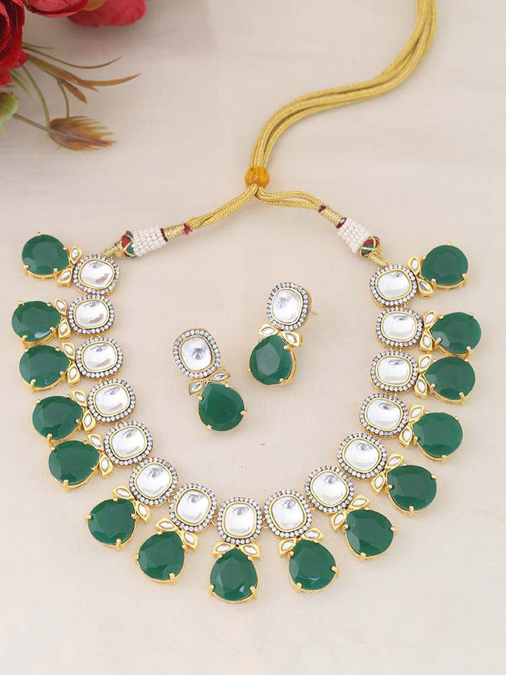 Emerald Tharcika Jewellery Set