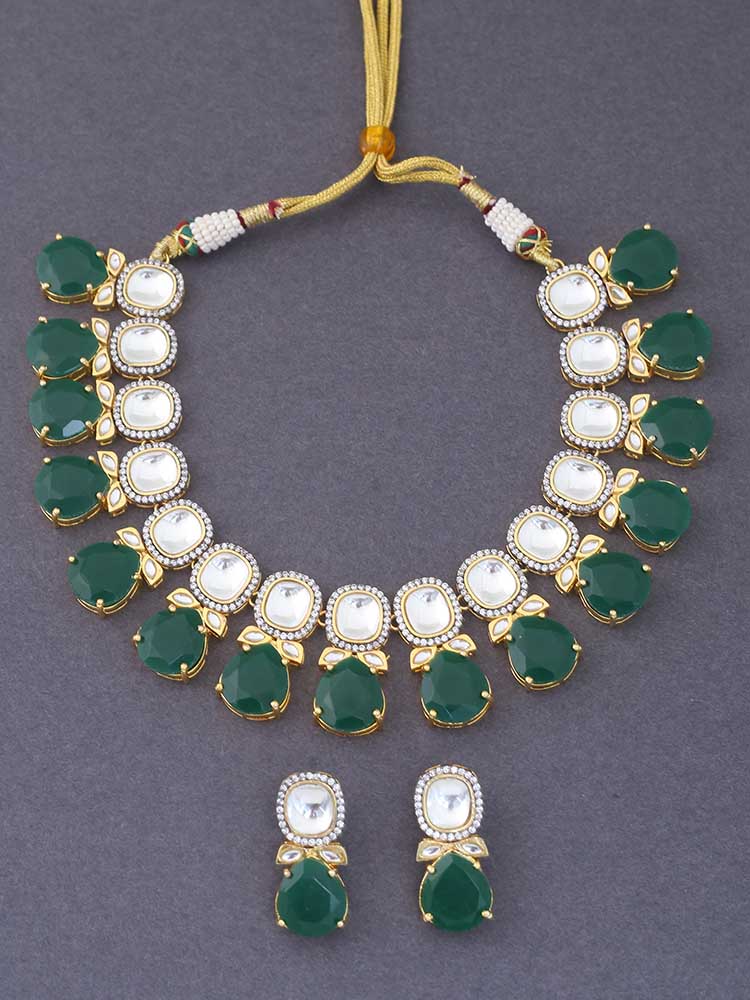 Emerald Tharcika Jewellery Set