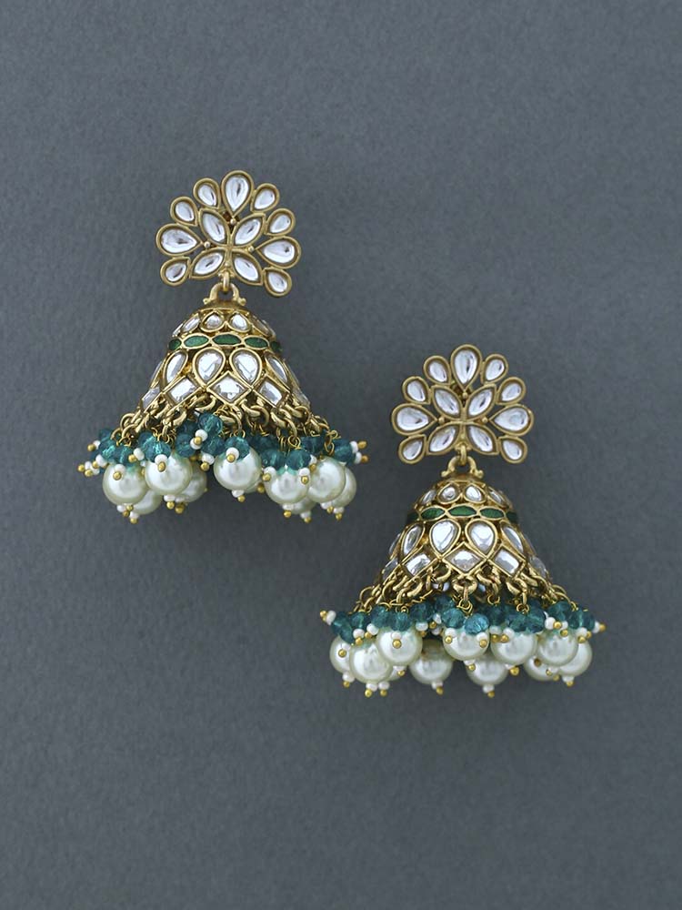 Emerald Koyna Jhumkis