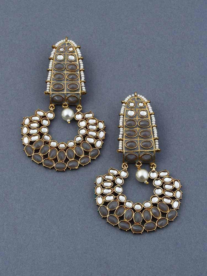 Grey Daljit Chandbalis - Bling Bag