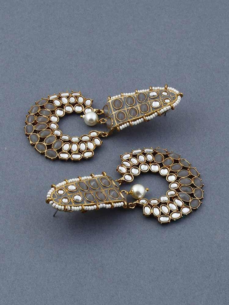 Grey Daljit Chandbalis - Bling Bag