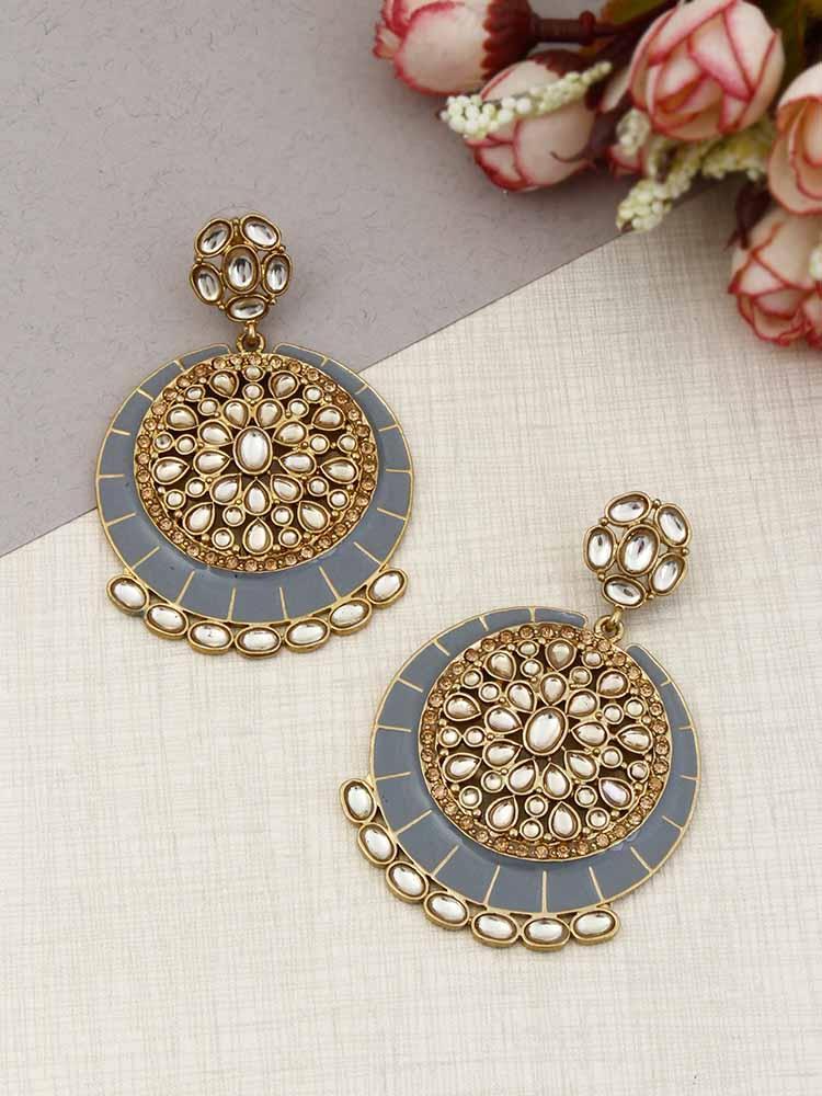 Grey Sameera Chandbalis - Bling Bag