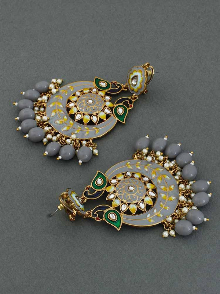 Grey Sangini Chandbalis - Bling Bag