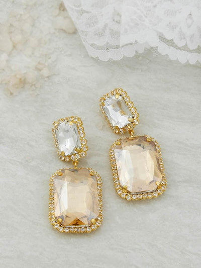 Golden Aarzu Designer Earrings - Bling Bag
