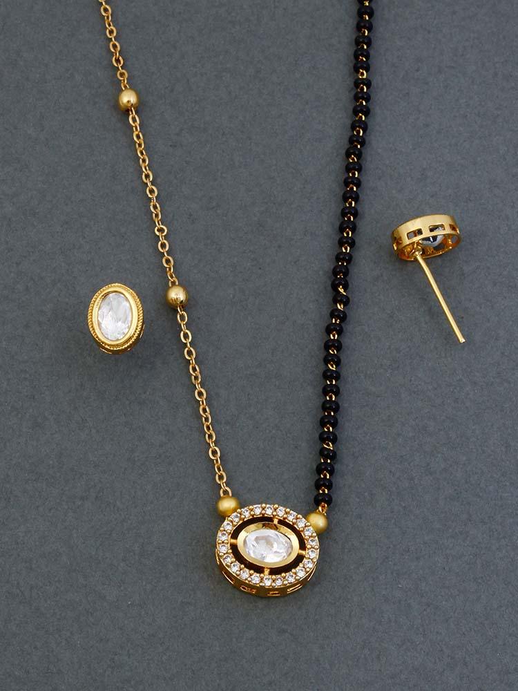 Golden Akira Mangalsutra Set - Bling Bag