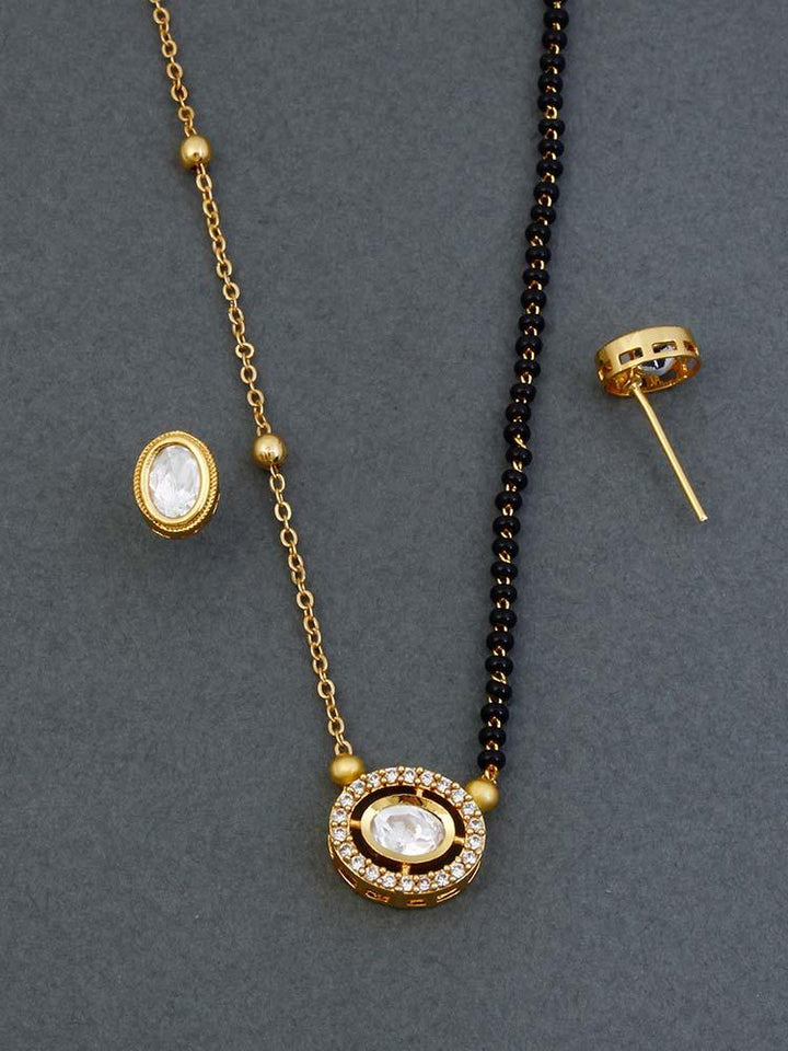 Golden Akira Mangalsutra Set - Bling Bag