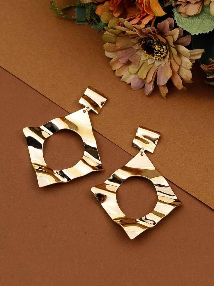 earrings - Bling Bag Golden Bellinda Dangler Earrings