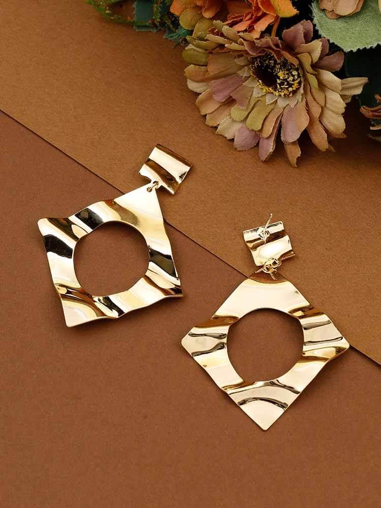 earrings - Bling Bag Golden Bellinda Dangler Earrings