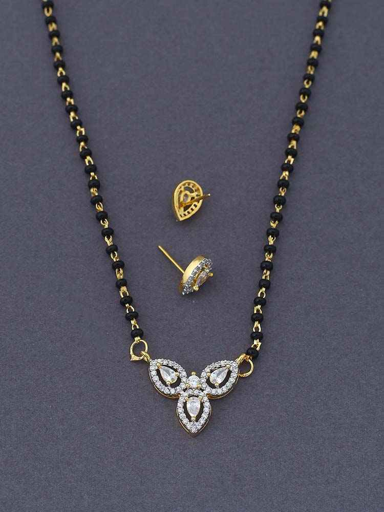 Golden Clover Mangalsutra Set