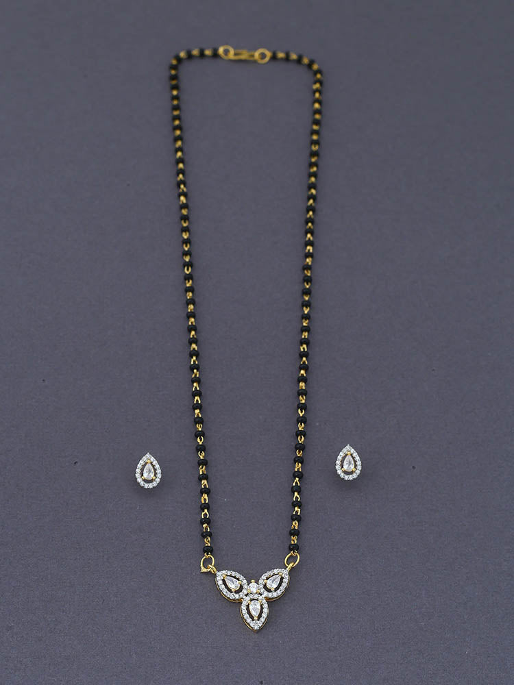 Golden Clover Mangalsutra Set