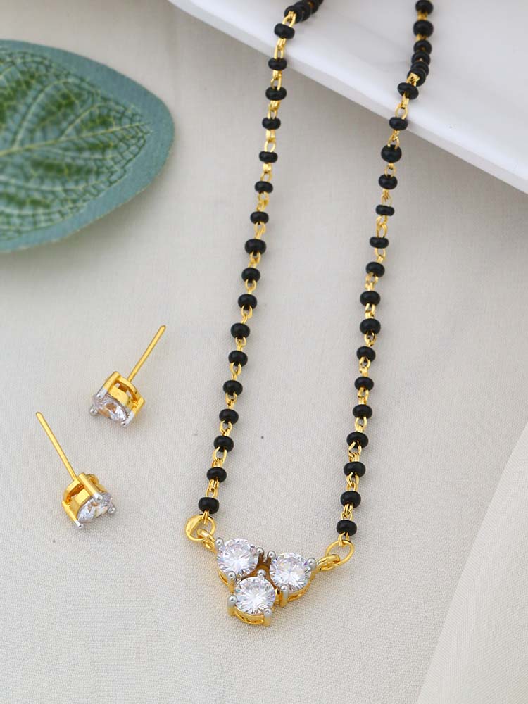 Golden Dorothy Mangalsutra Set