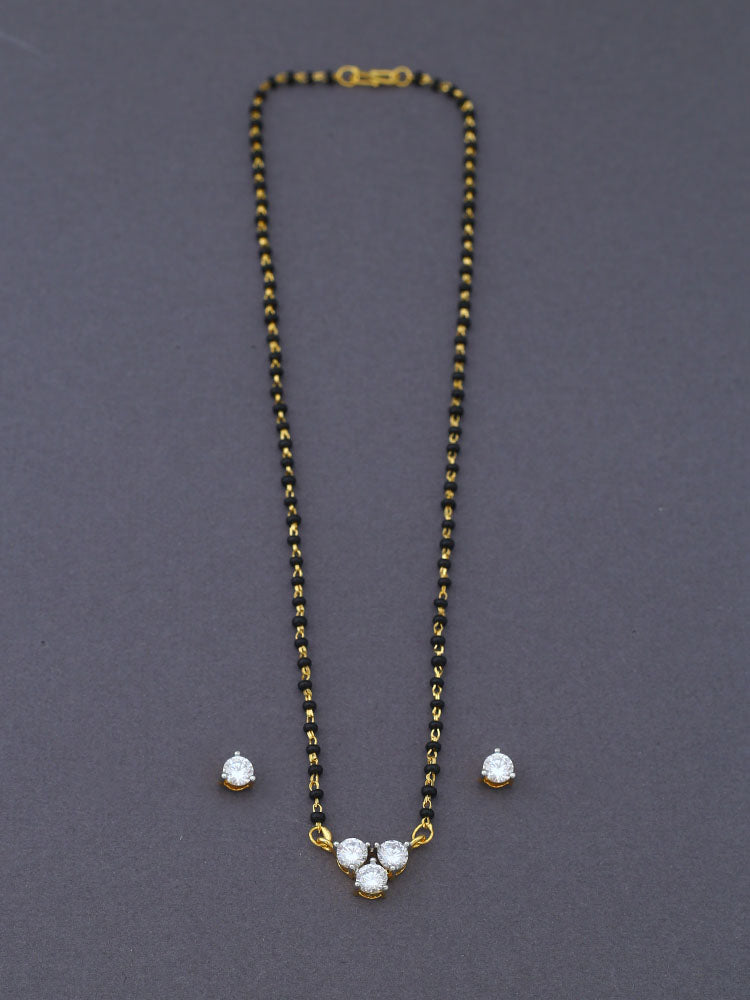 Golden Dorothy Mangalsutra Set