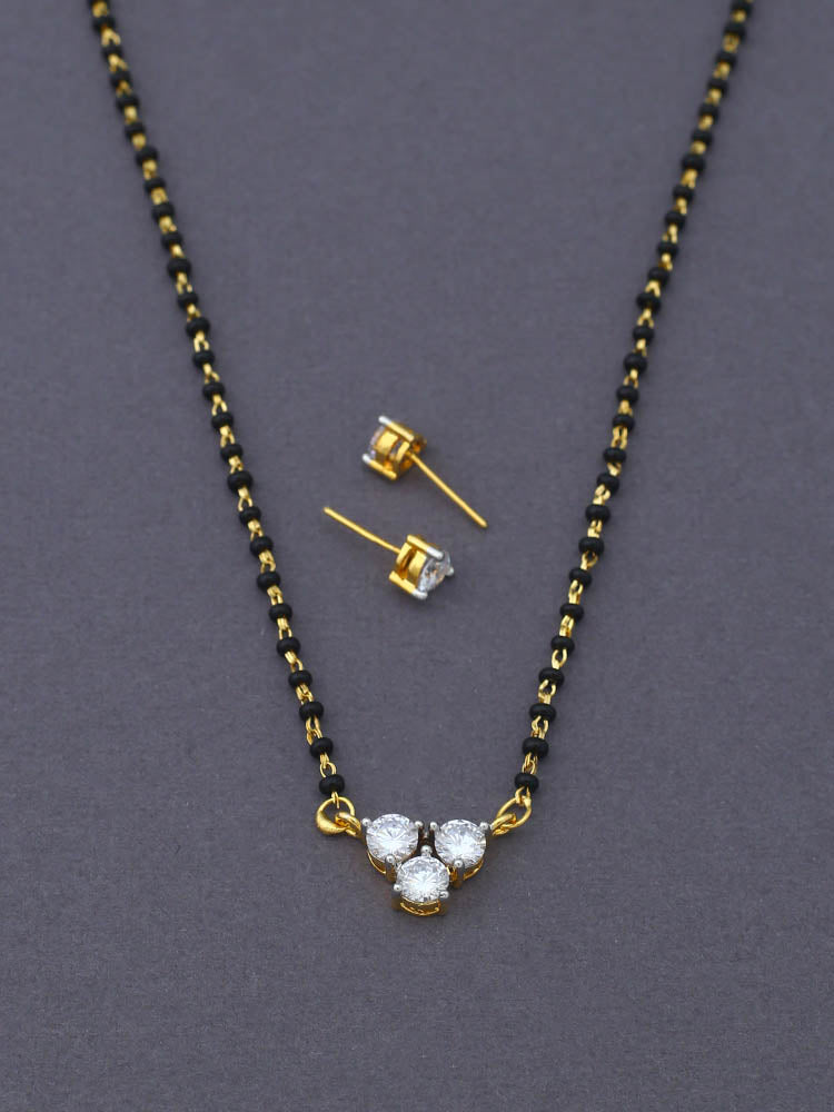 Golden Dorothy Mangalsutra Set