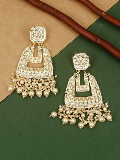 earrings - Bling Bag Golden Gopi Dangler Earrings