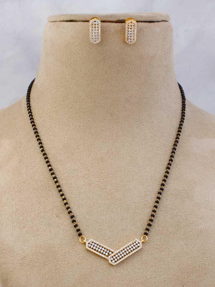 Golden Hiroki Mangalsutra Set - Bling Bag