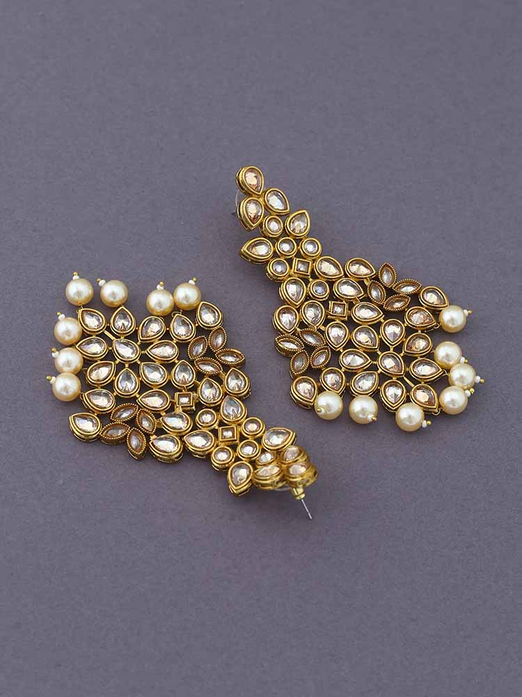 Golden Karnam Dangler Earrings
