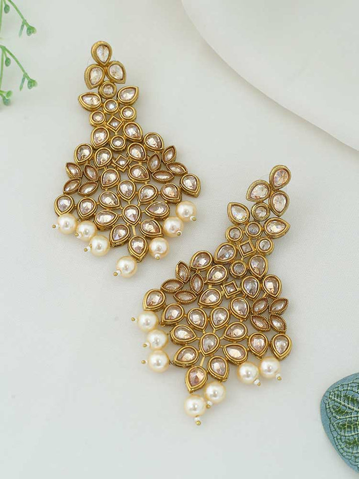 Golden Karnam Dangler Earrings