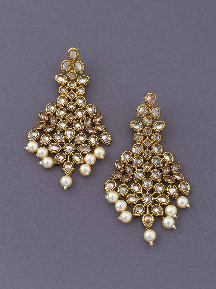 Golden Karnam Dangler Earrings