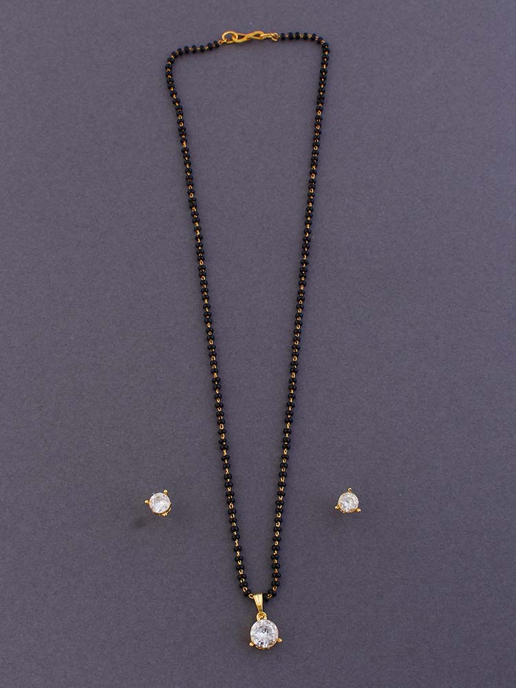 Golden Mahnoor Mangalsutra Set