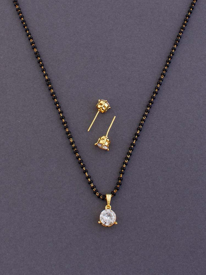 Golden Mahnoor Mangalsutra Set