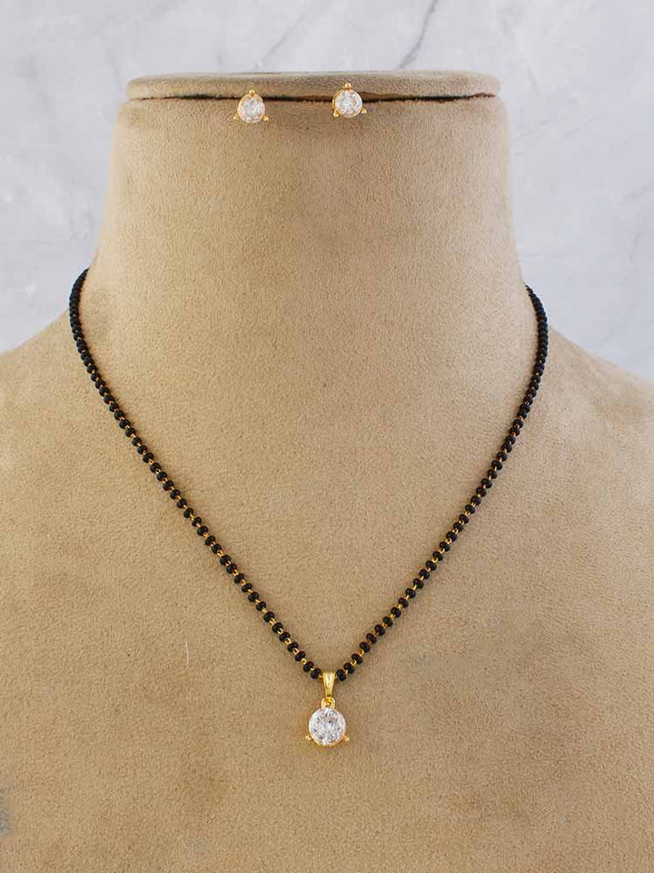 Golden Mahnoor Mangalsutra Set