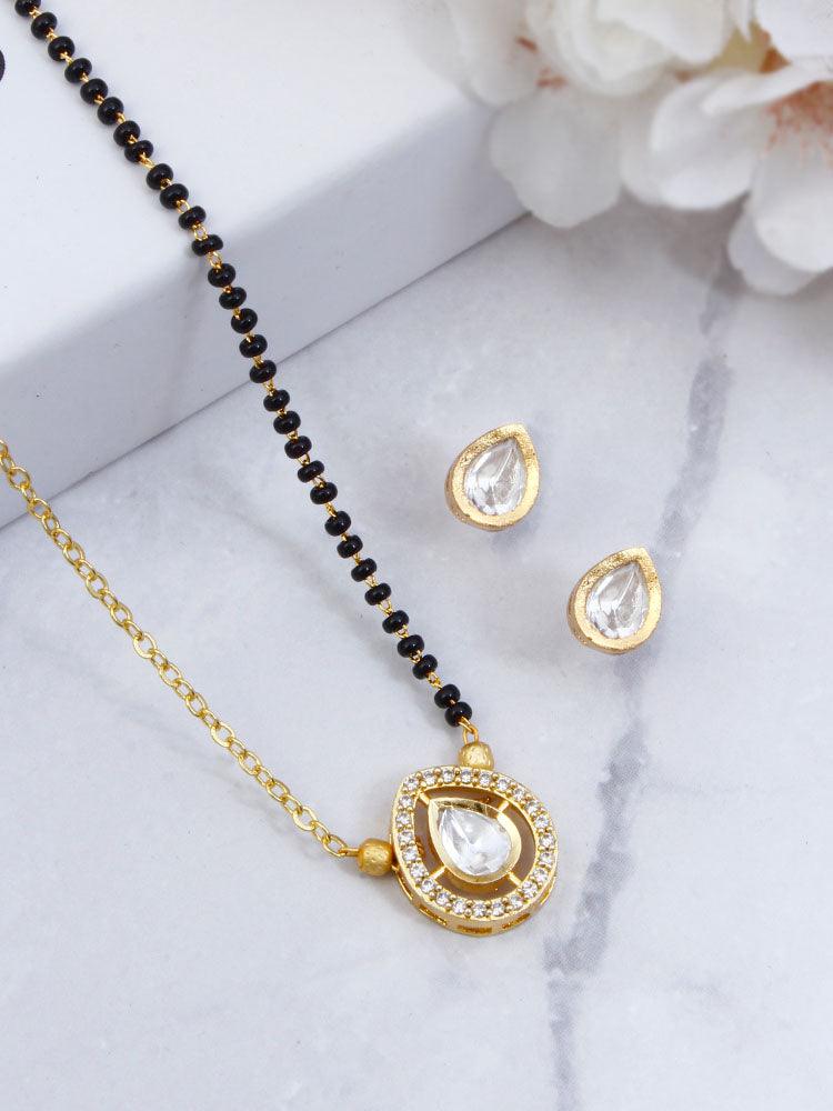 Golden Minori Mangalsutra Set - Bling Bag