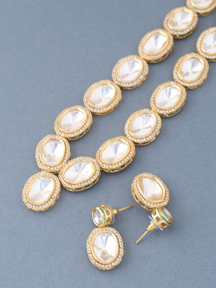 Golden Mitali Jewellery Set
