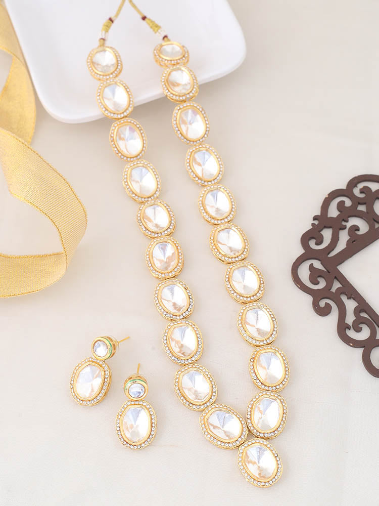 Golden Mitali Jewellery Set