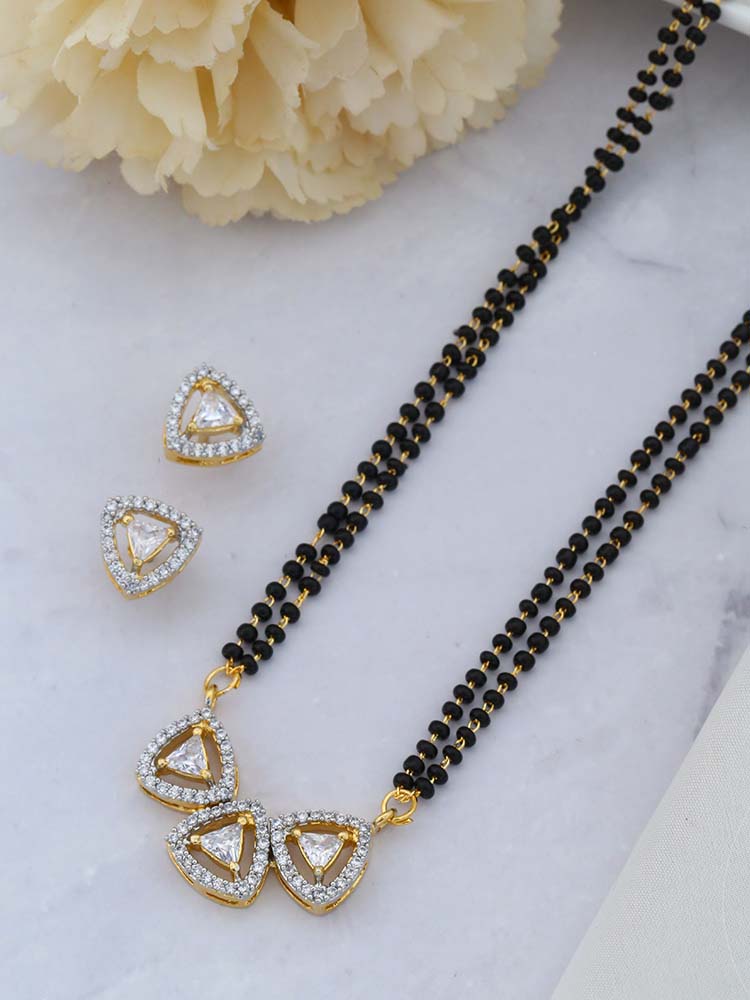 Golden Mustang Mangalsutra Set