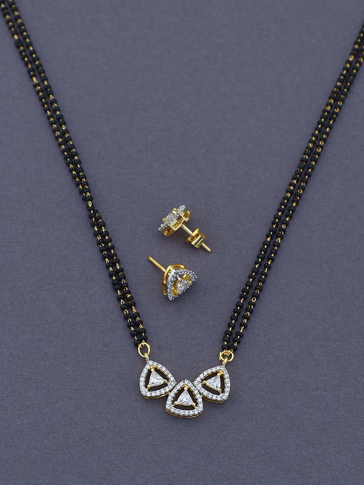 Golden Mustang Mangalsutra Set