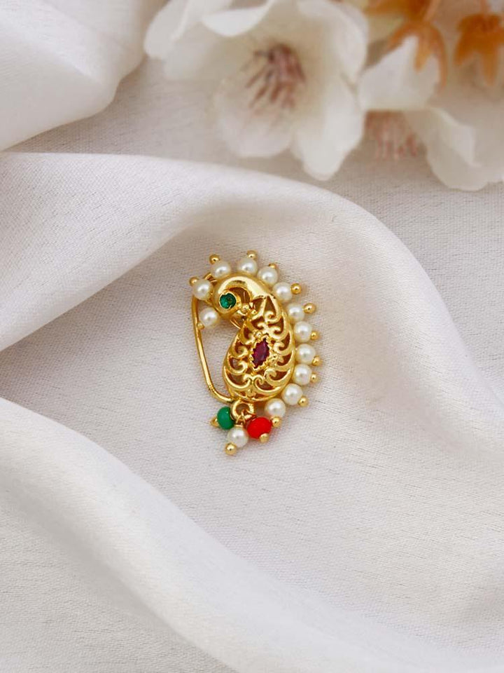 Golden Nyra Press Nosepin - Bling Bag