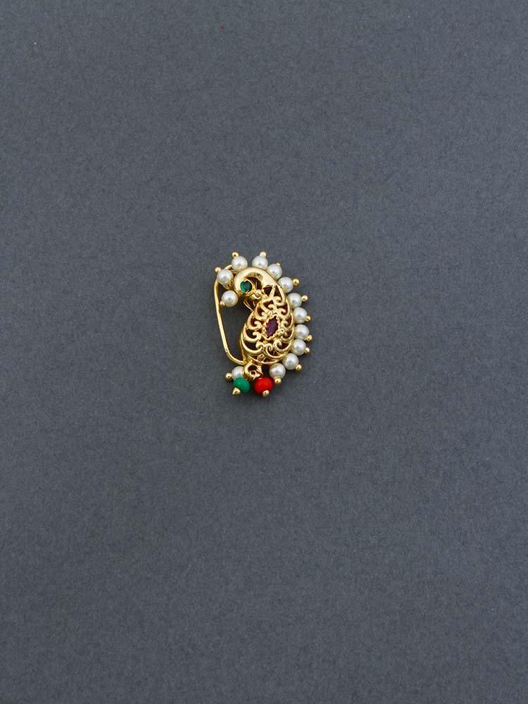 Golden Nyra Press Nosepin - Bling Bag