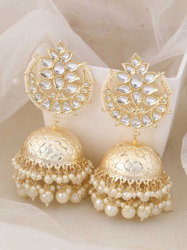 Golden Prajwala Jhumkis