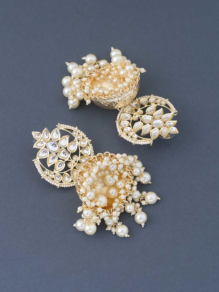 Golden Prajwala Jhumkis