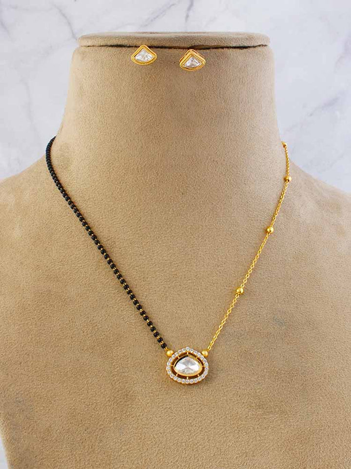 Golden Sehrish Mangalsutra Set