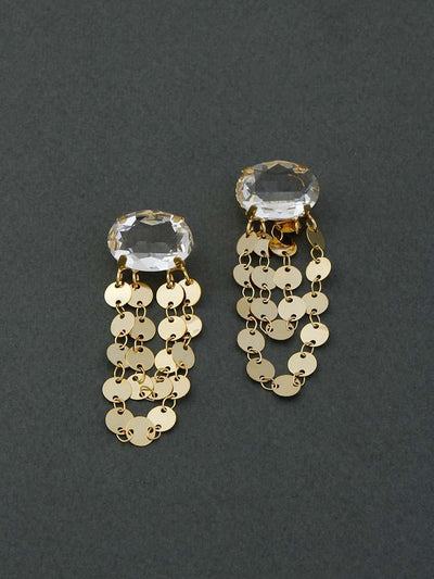 Golden Tarsha Tassel Earrings - Bling Bag