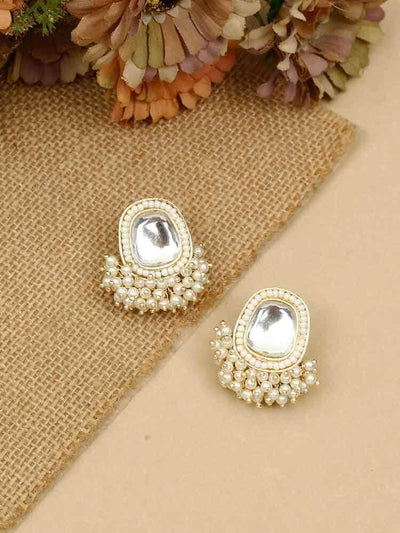 earrings - Bling Bag Golden Vaneet Studs