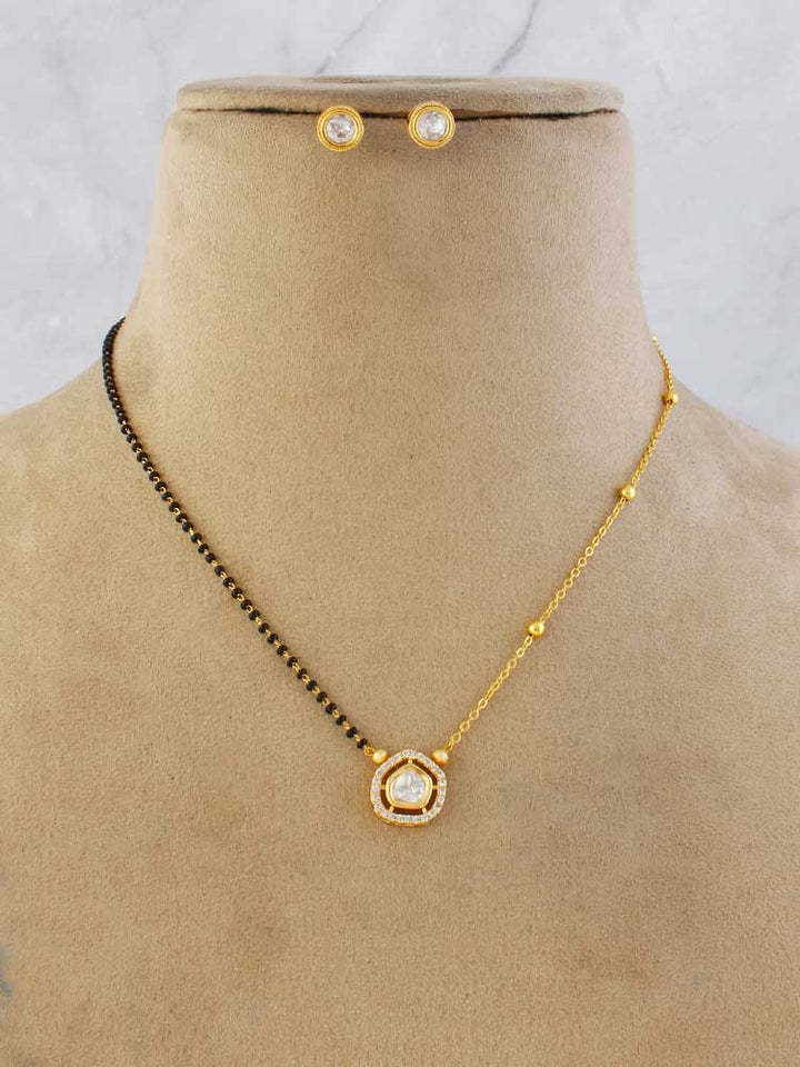 Golden Wajiha Mangalsutra Set