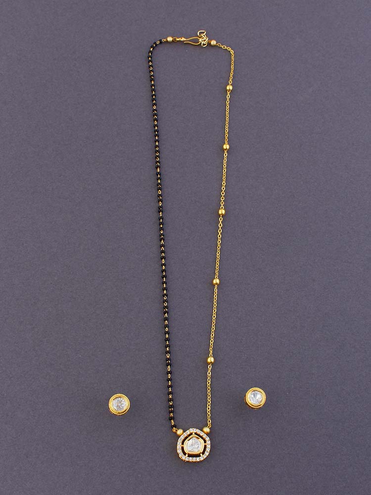 Golden Wajiha Mangalsutra Set