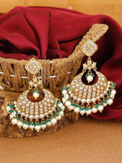 earrings - Bling Bag Green Sanaya Designer Earrings