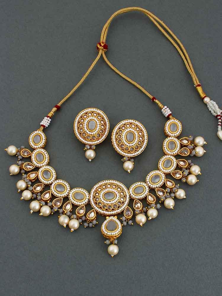 Grey Shobha Jewellery Set - Bling Bag