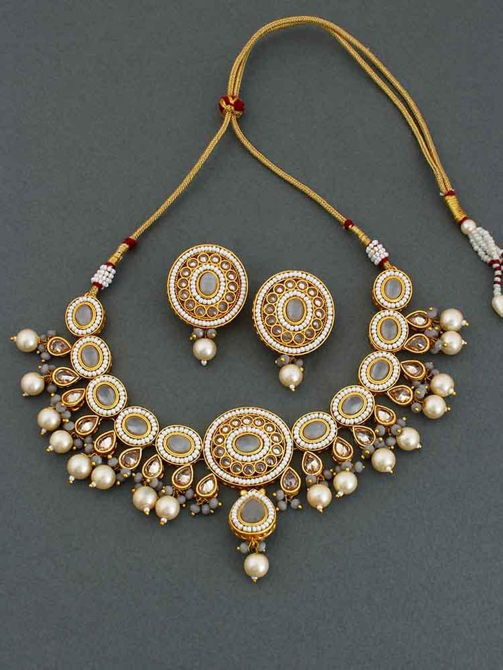 Grey Shobha Jewellery Set - Bling Bag