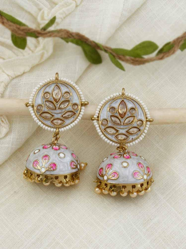 Ivory Havisha Jhumkis - Bling Bag