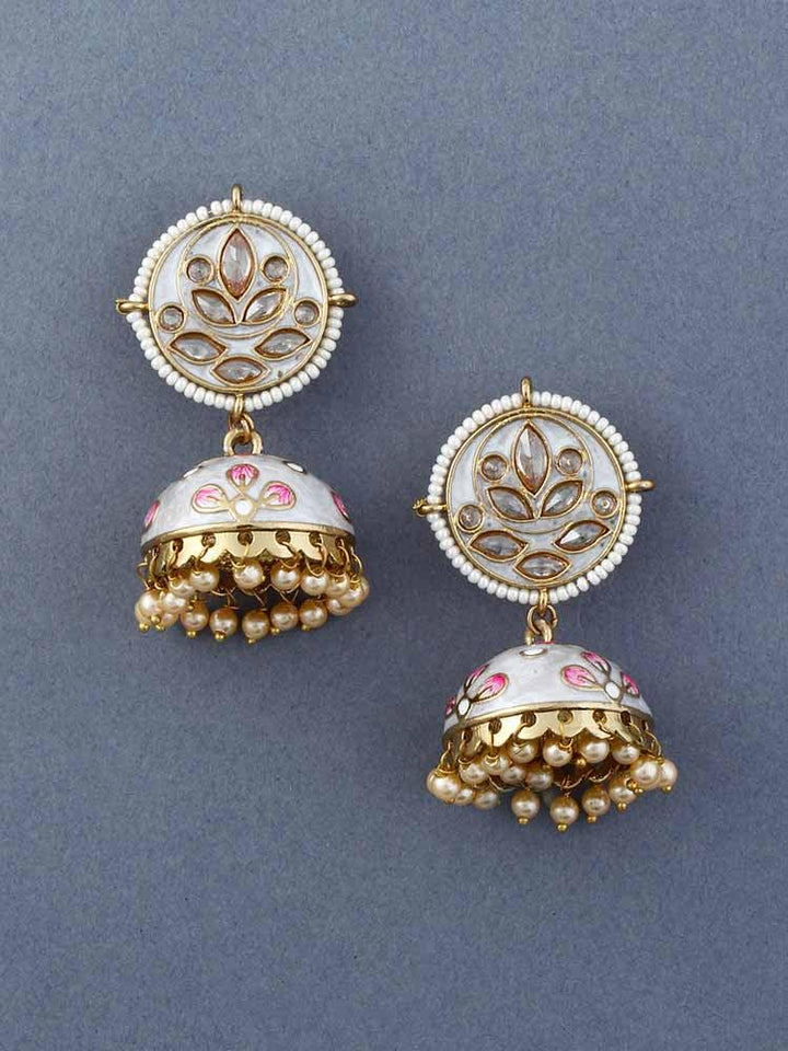 Ivory Havisha Jhumkis - Bling Bag