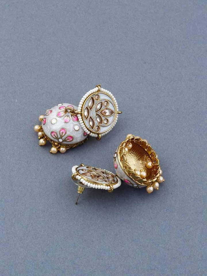 Ivory Havisha Jhumkis - Bling Bag