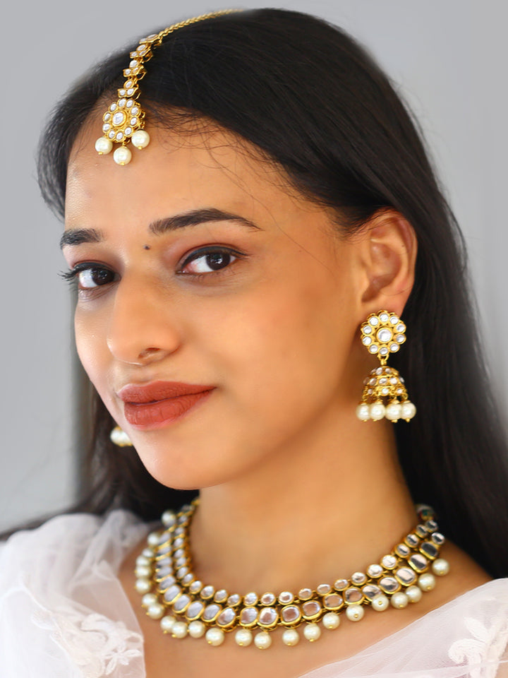 Ivory Rohini Jewellery set